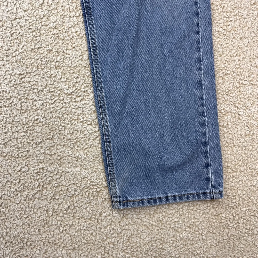 Levi's 505 Regular Fit Jeans 36x29 Men's Blue Medium Wash Straight Leg Denim